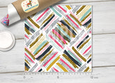 Brush strokes and stripes Patterned HTV 343